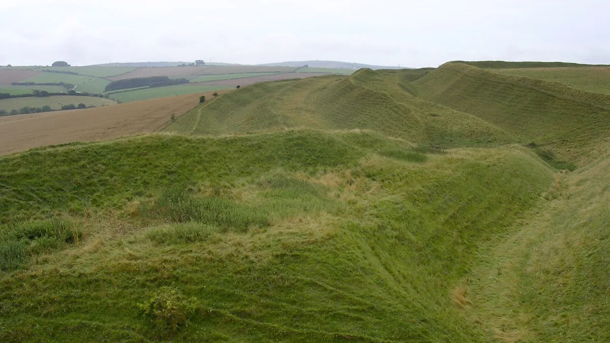 Maiden Castle in United Kingdom