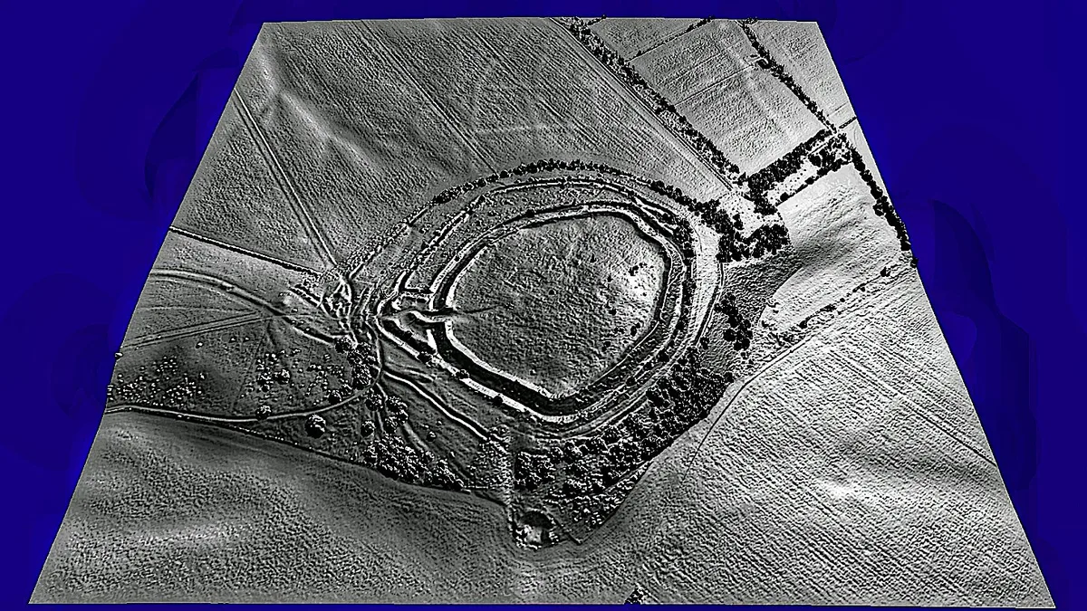 Danebury Hillfort in United Kingdom