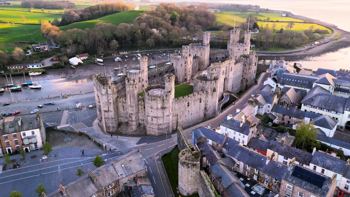 Caernarfon Castle in United Kingdom