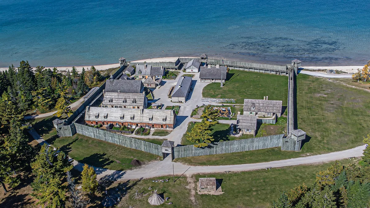 Fort Michilimackinac in United States