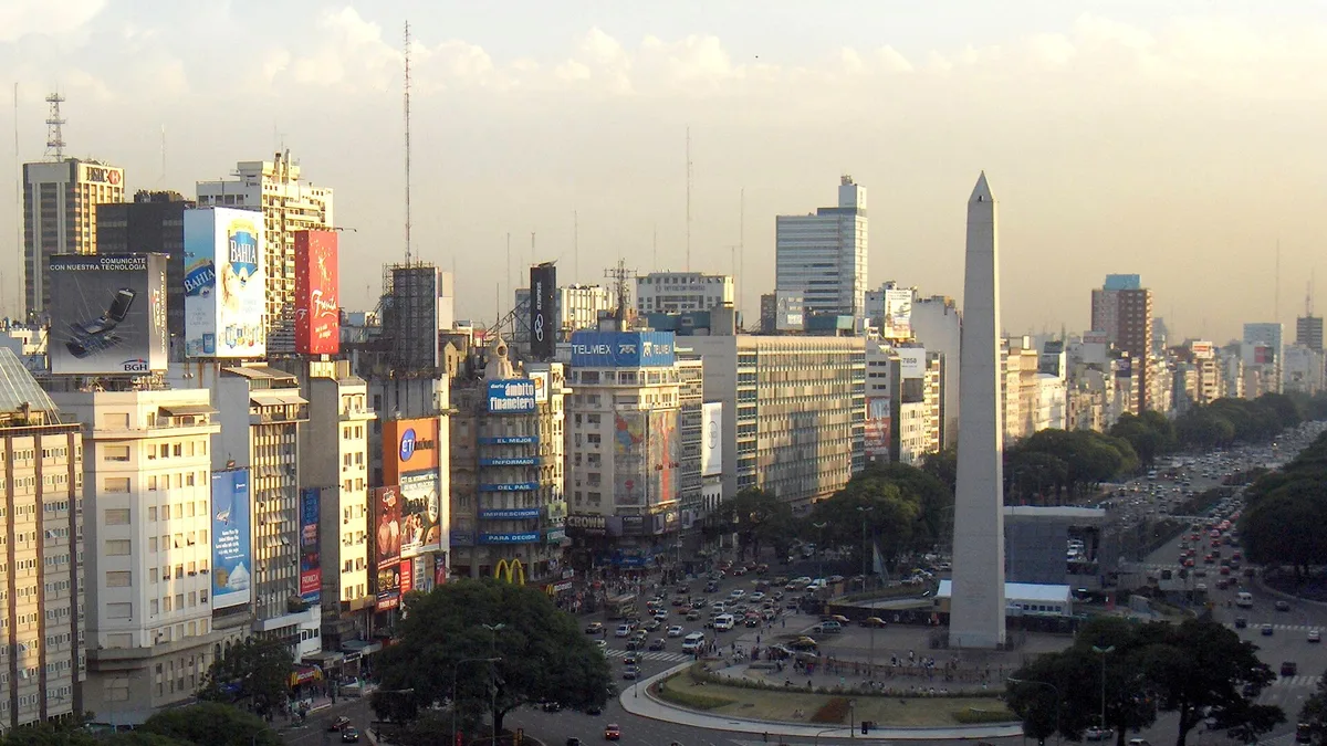 Avenida 9 de Julio in Argentina