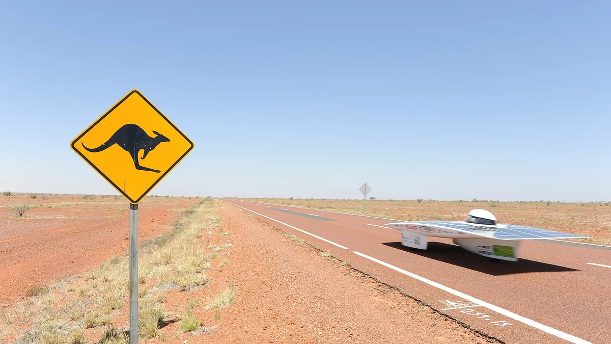 Stuart Highway in Australia