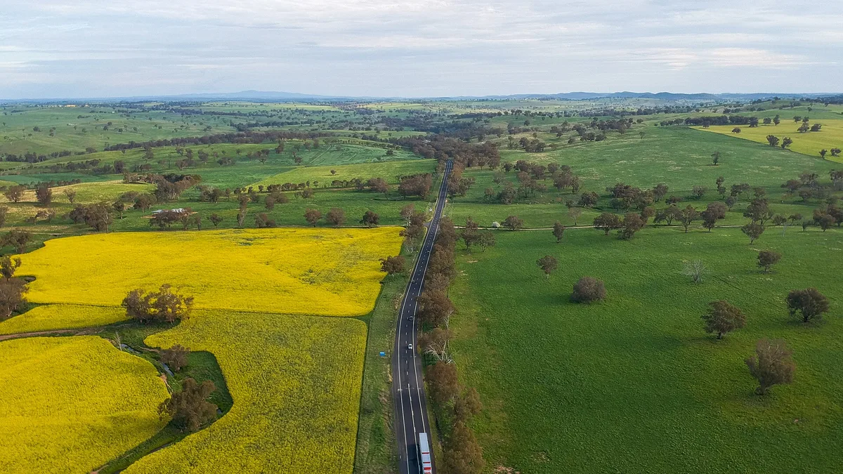 Mitchell Highway in Australia