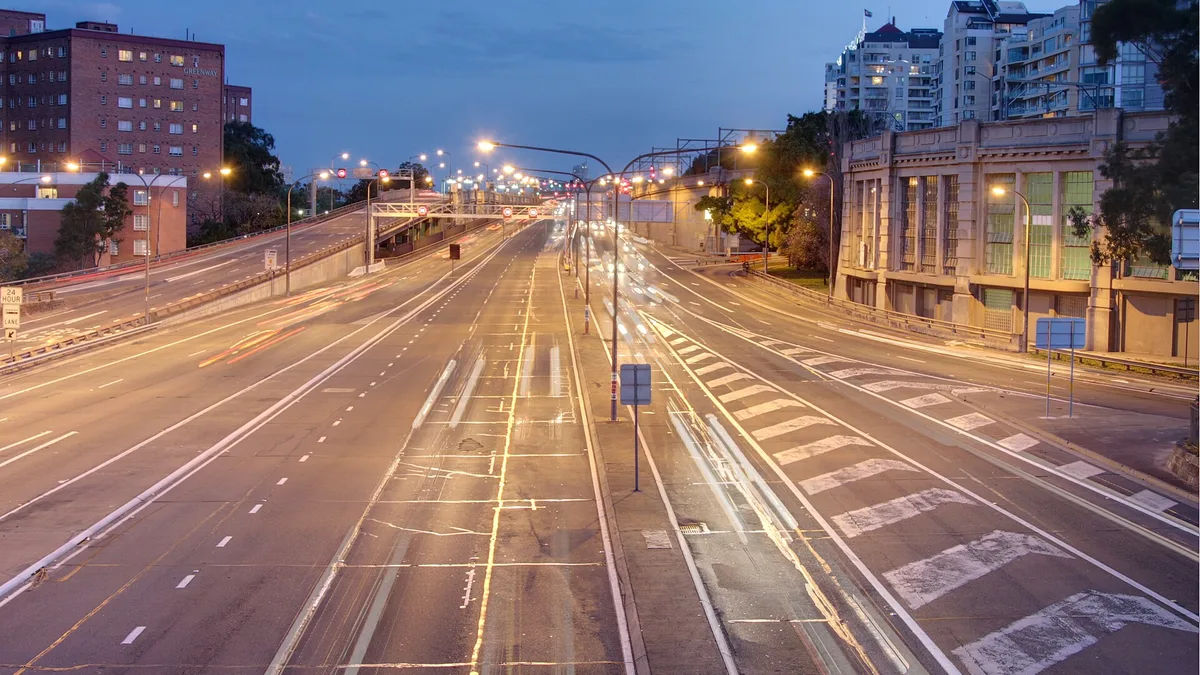 Warringah Freeway in Australia