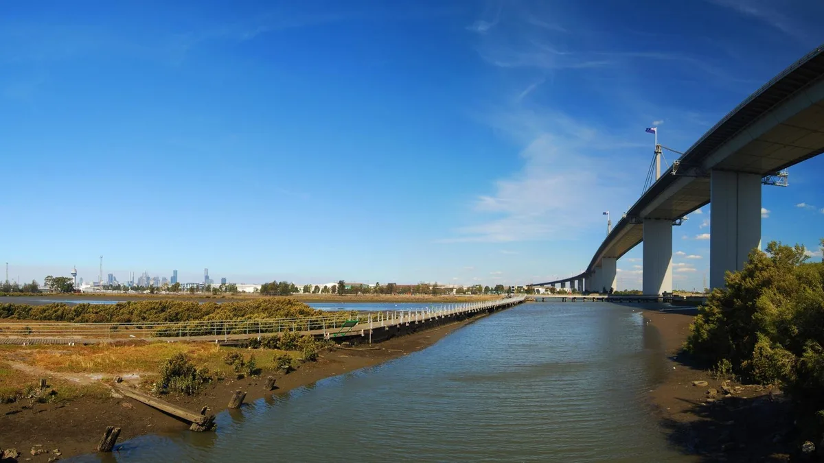 West Gate Freeway in Australia