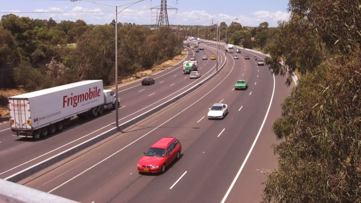 Monash Freeway in Australia