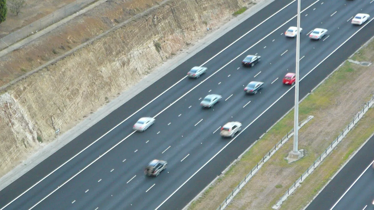 Eastern Freeway in Australia