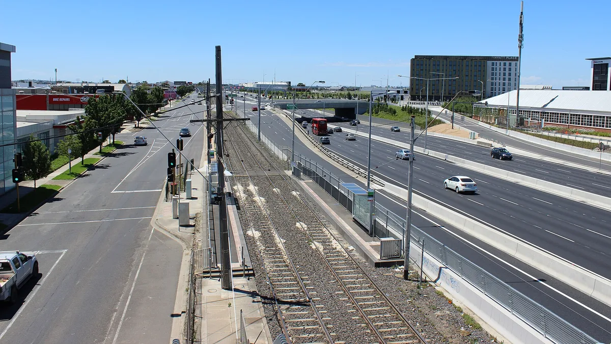 Tullamarine Freeway in Australia
