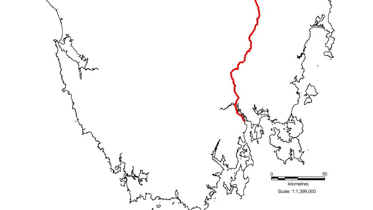 Midland Highway in Australia