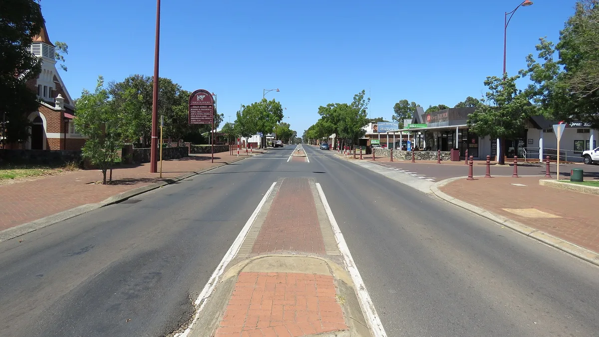 Western Highway in Australia
