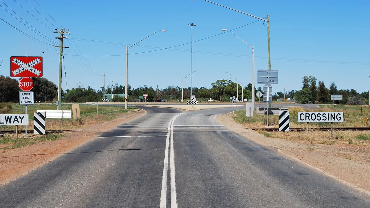 Mid-Western Highway in Australia