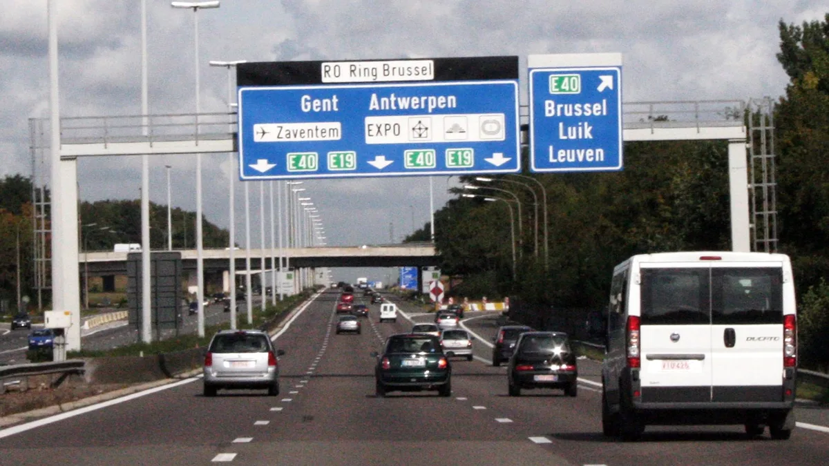 A3 Motorway (E40) in Belgium