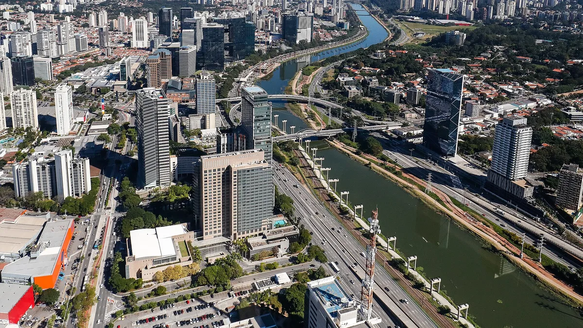 Marginal Pinheiros in Brazil