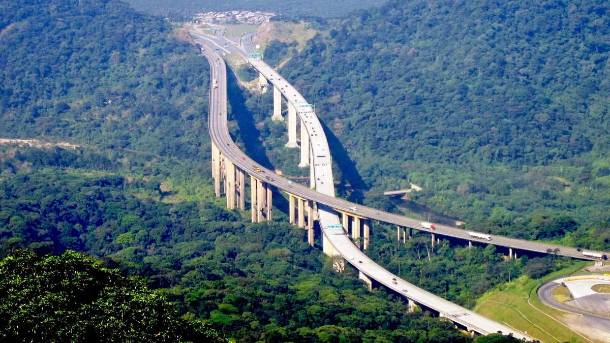 Rodovia dos Imigrantes (SP-160) in Brazil