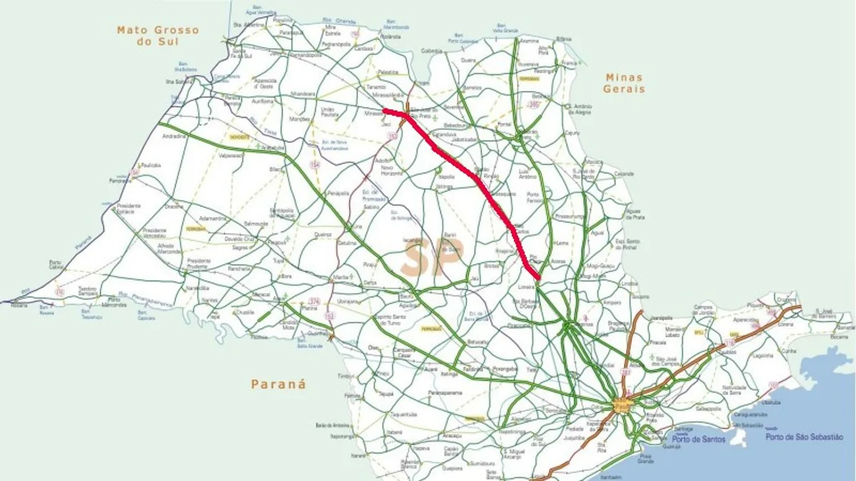 Rodovia Washington Luís (SP-310) in Brazil