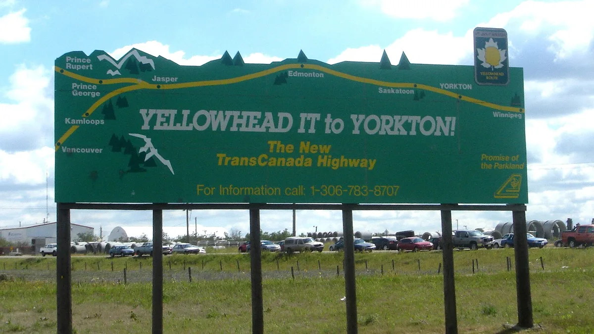 Yellowhead Highway in Canada