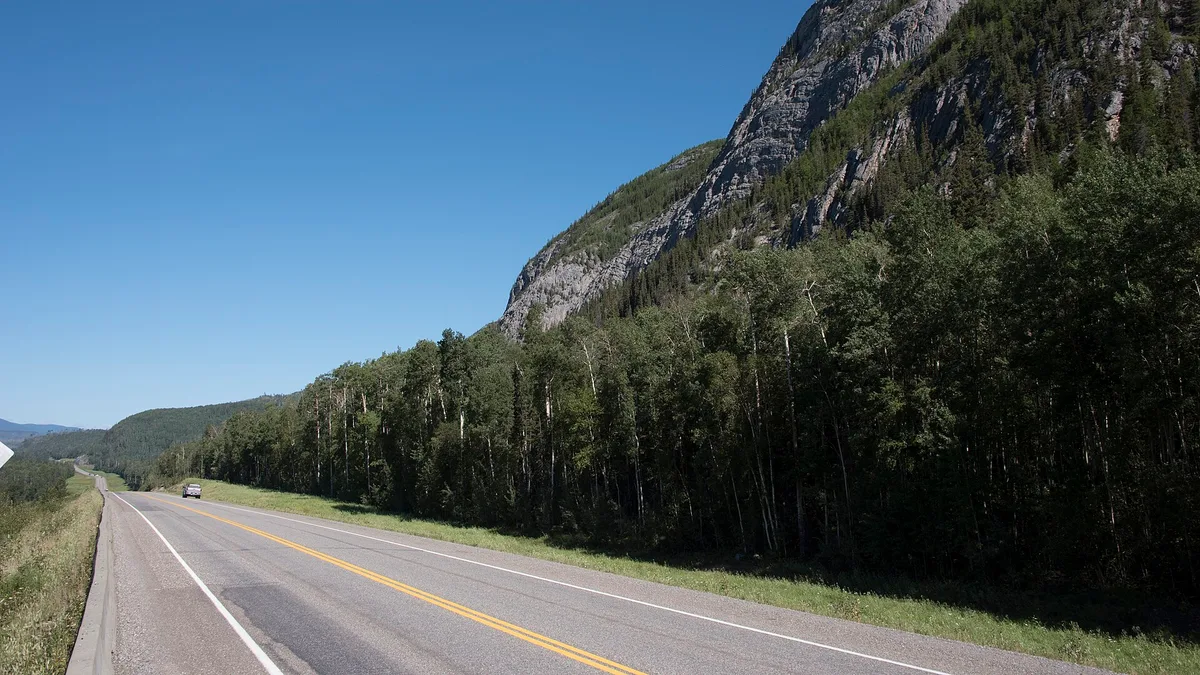 British Columbia Highway 97 in Canada