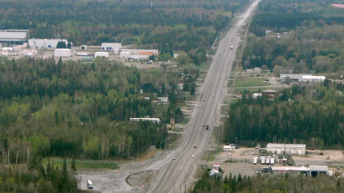 Ontario Highway 11 in Canada