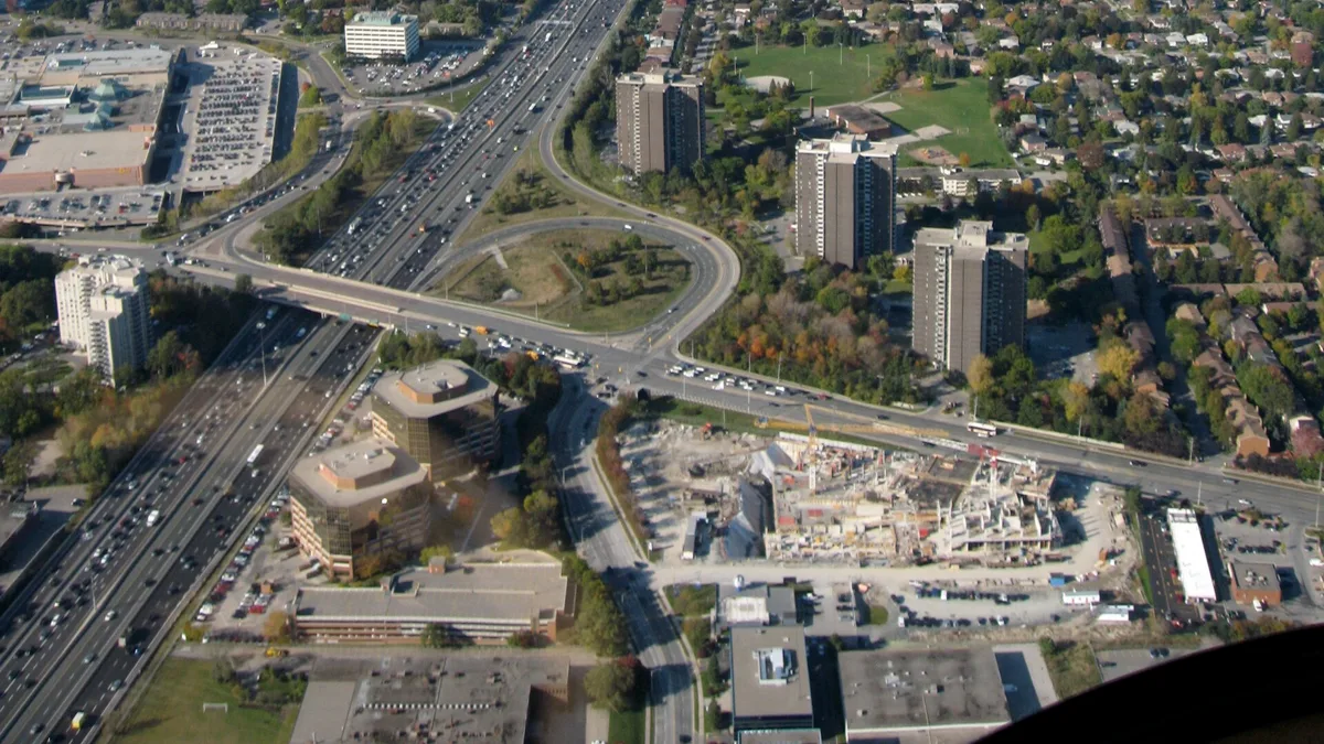 Ontario Highway 404 in Canada