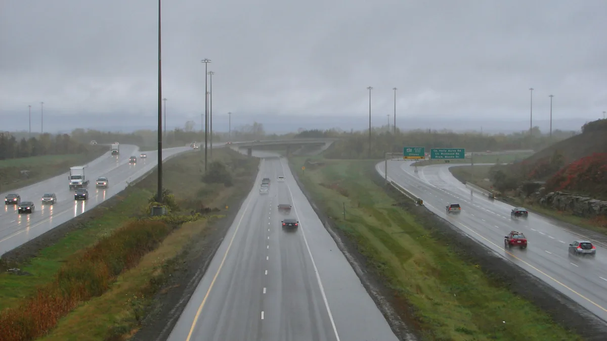 Ontario Highway 416 in Canada