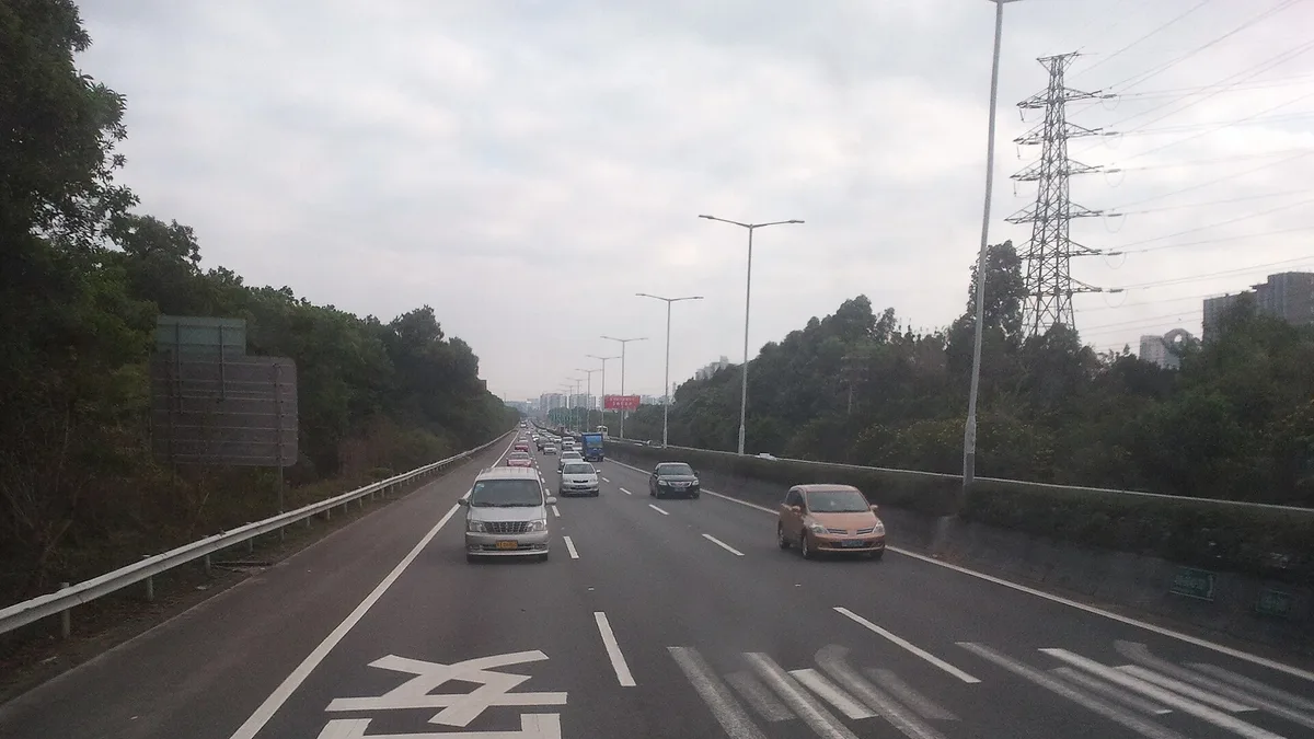 Guangshen Coastal Expressway in China