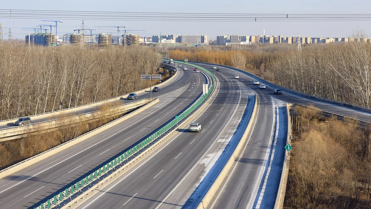 Capital Airport Expressway in China