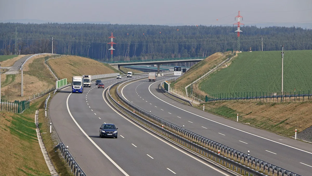 D3 Motorway in Czech Republic