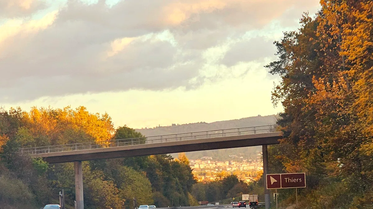 Autoroute A89 in France