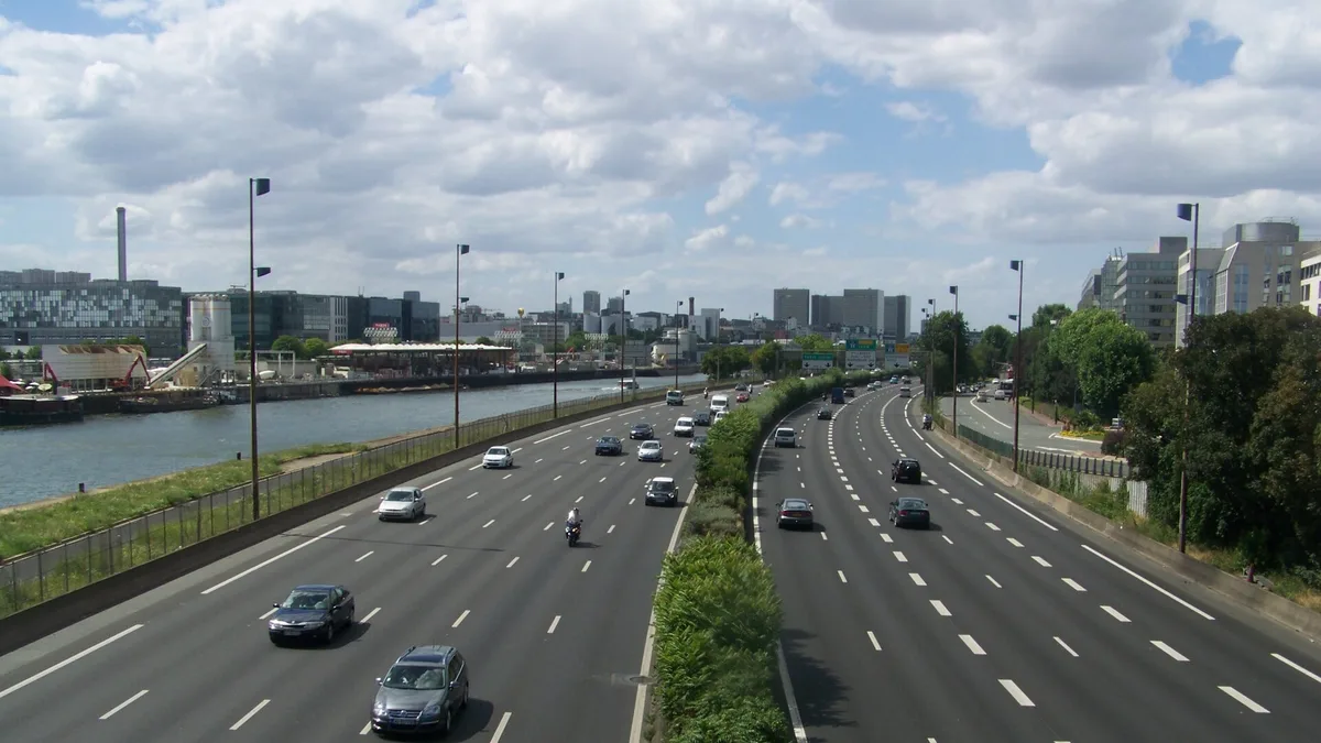 Autoroute A4 in France