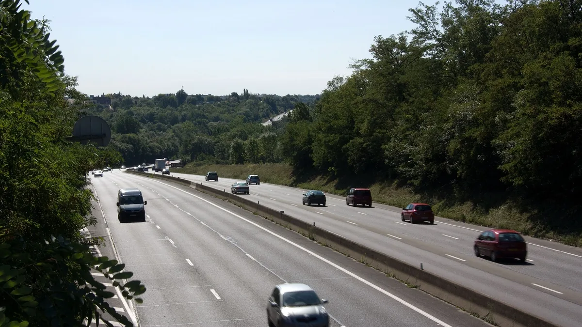 Autoroute A6 in France