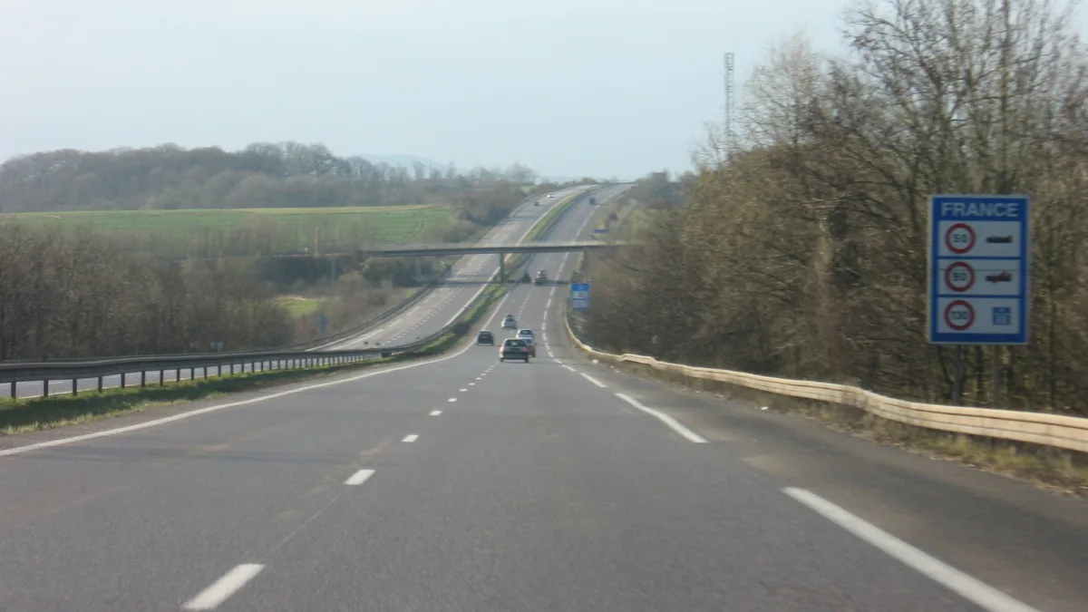 Autoroute A31 in France