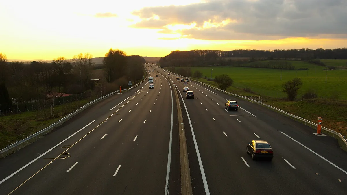 Autoroute A11 in France