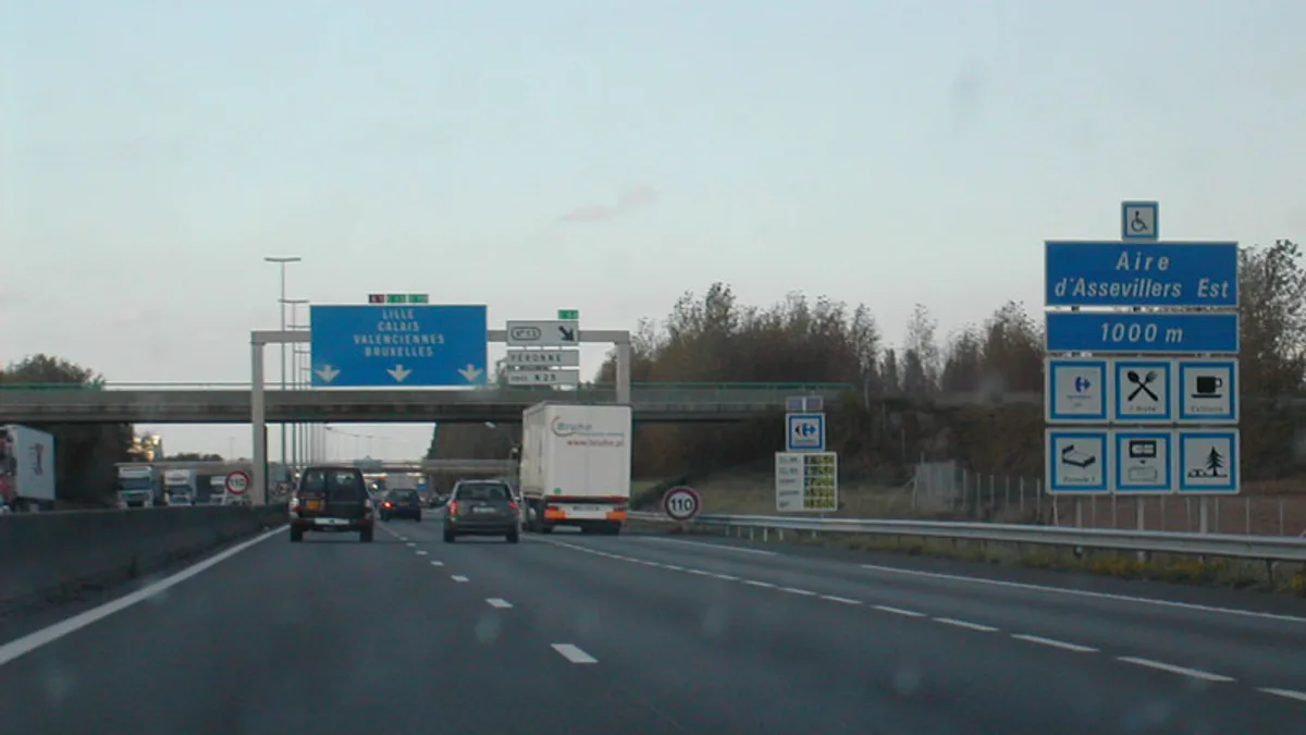 Autoroute A1 in France