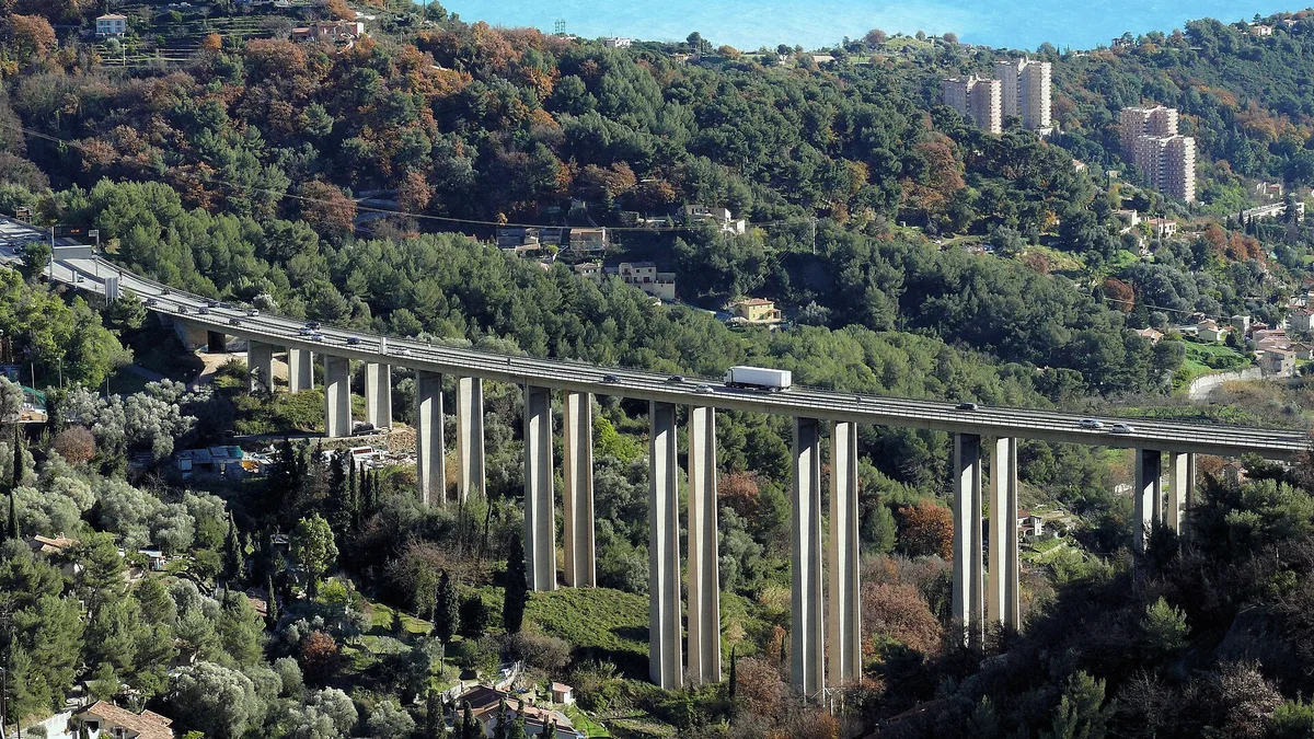 Autoroute A8 in France