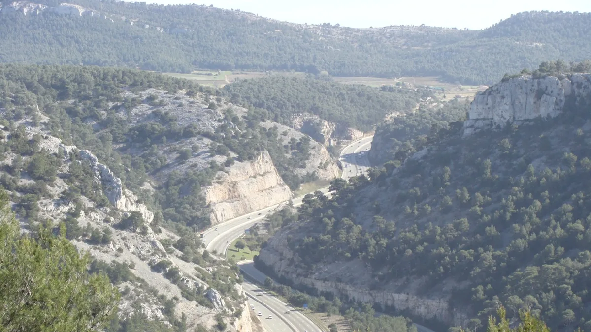 Autoroute A50 in France