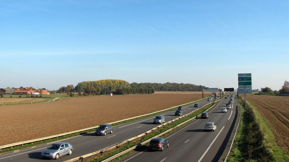 Autoroute A25 in France