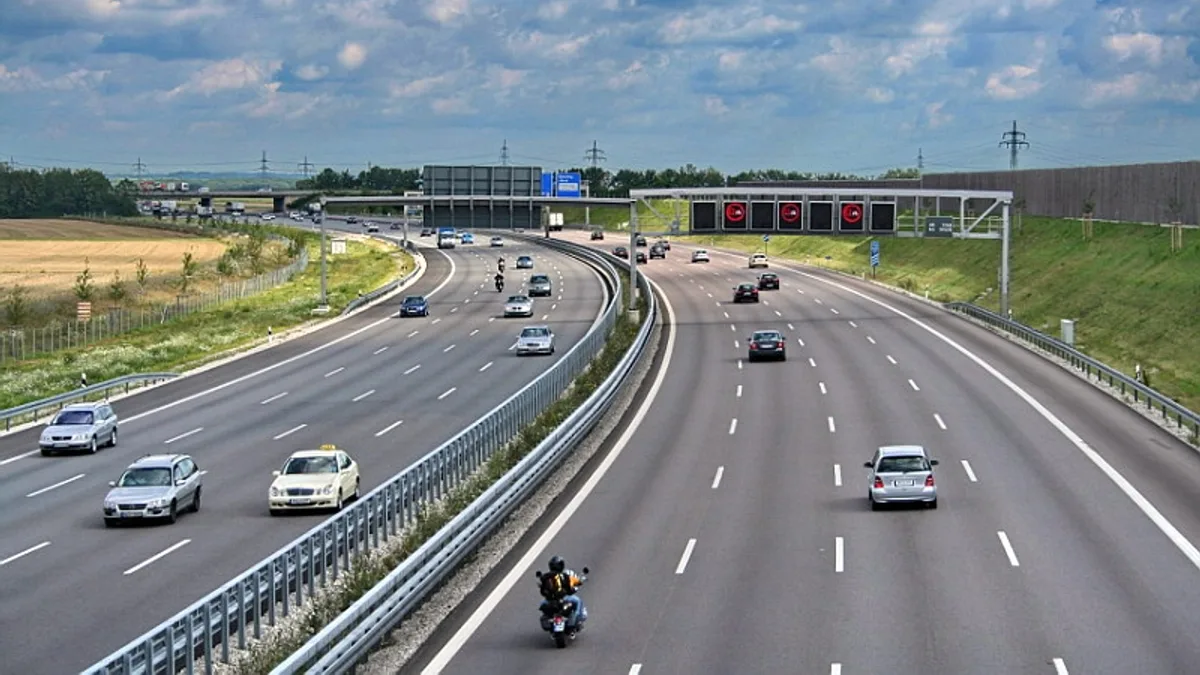 Bundesautobahn 9 in Germany