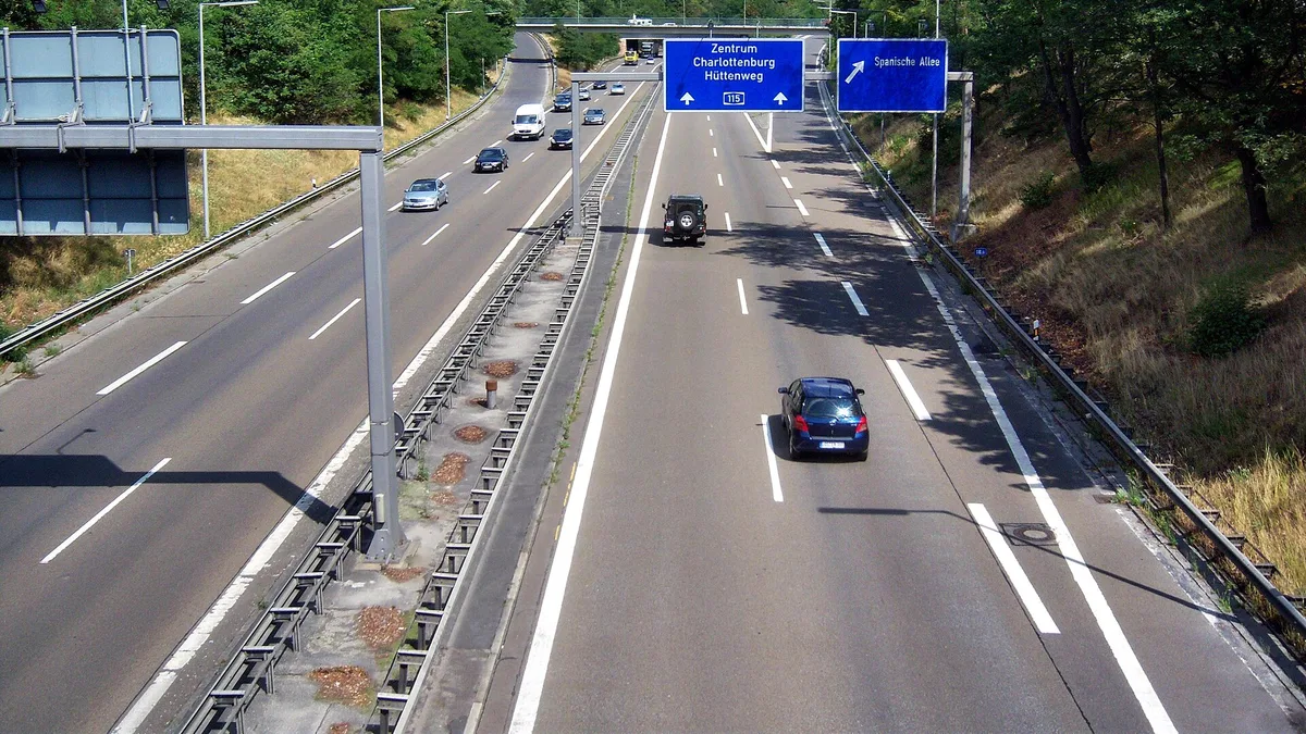 Bundesautobahn 115 in Germany