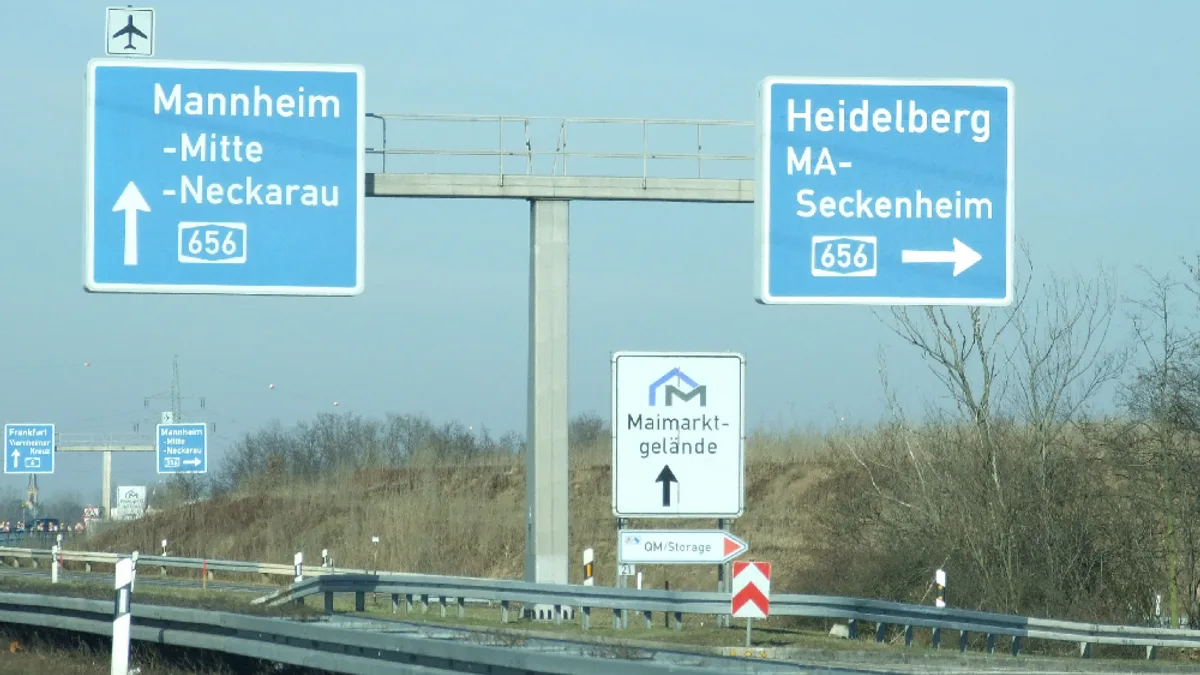Bundesautobahn 656 in Germany