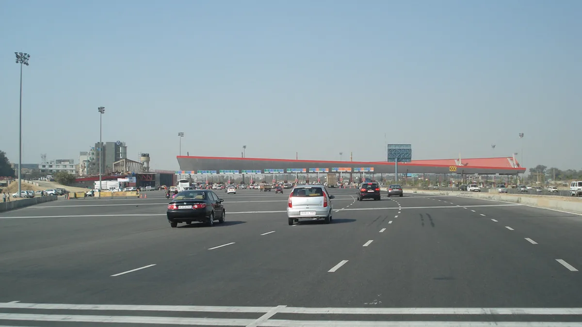 Delhi-Gurugram Expressway in India