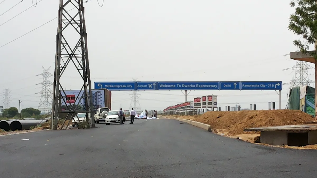 Dwarka Expressway in India