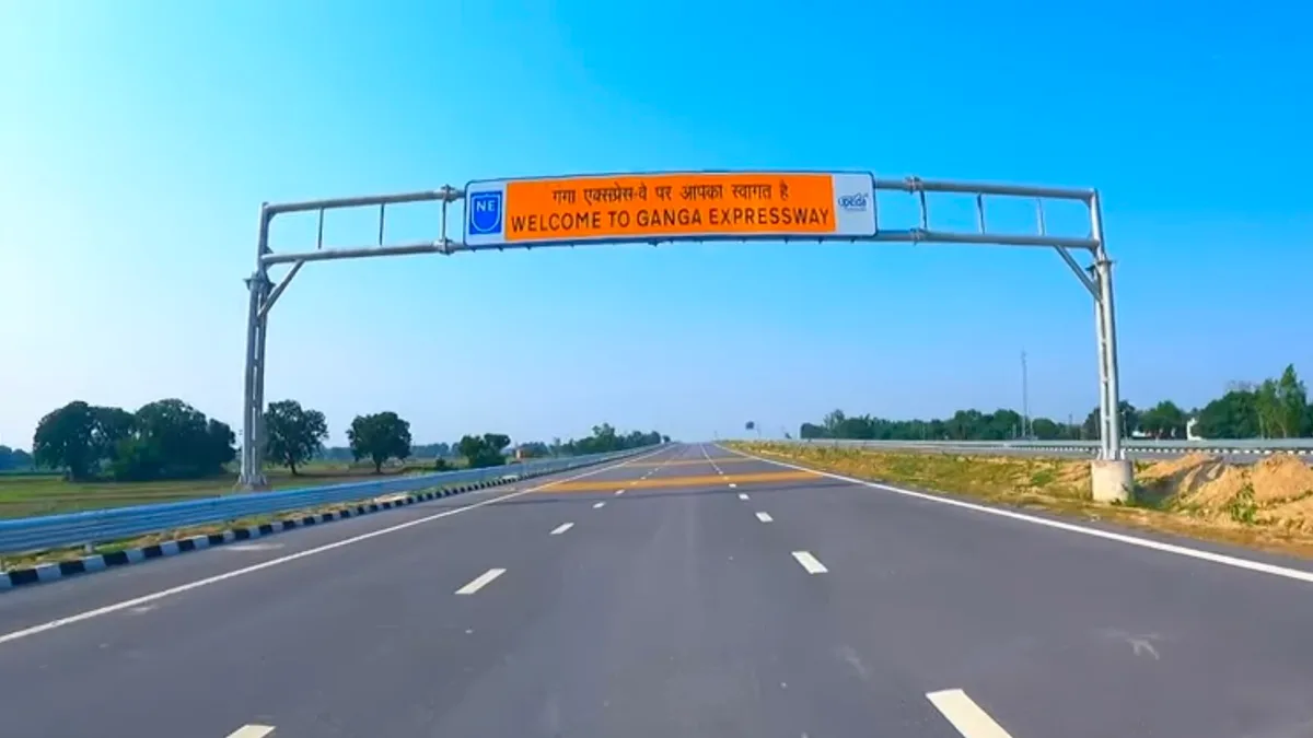 Ganga Expressway in India