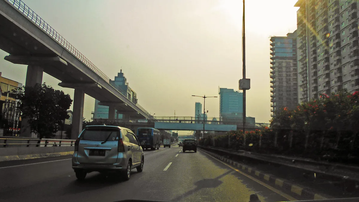 Jakarta Inner Ring Road in Indonesia