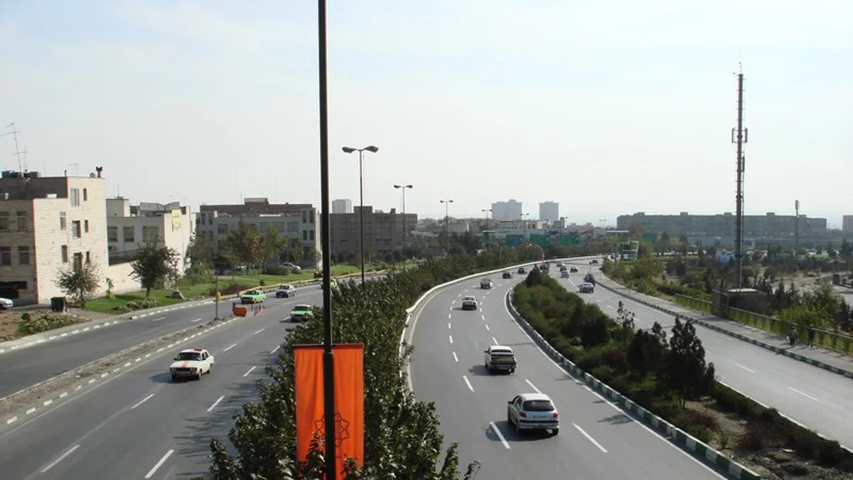 Sheikh Fazlollah Nouri Expressway in Iran