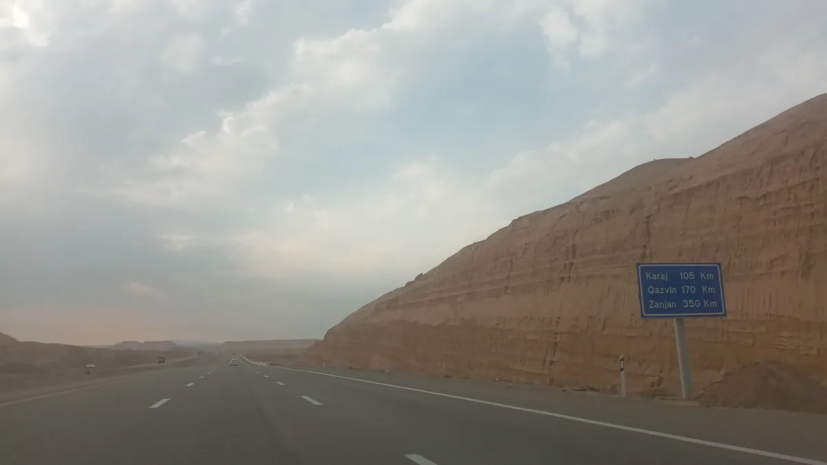 Ghadir Freeway in Iran