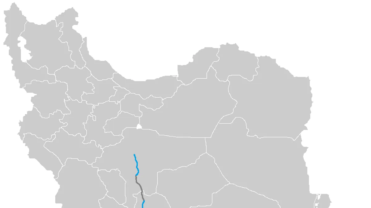 Isfahan–Shiraz Freeway in Iran