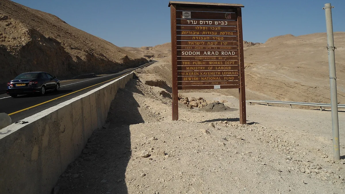 Highway 90 in Israel