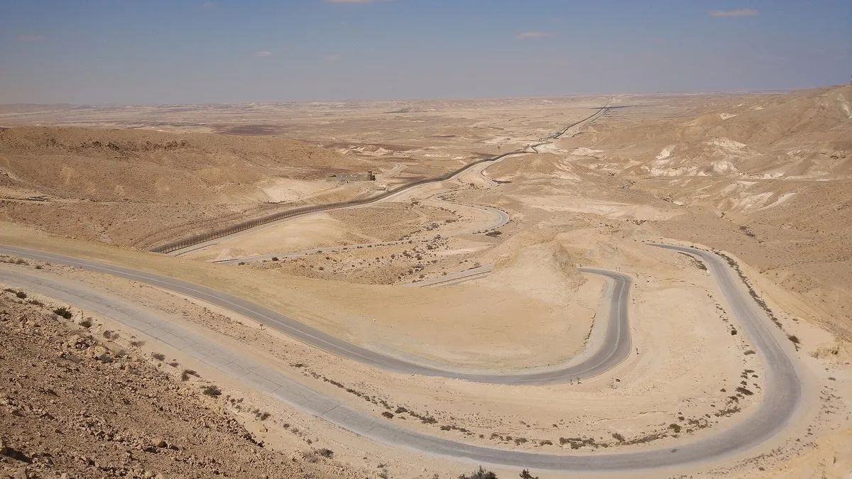 Highway 10 in Israel