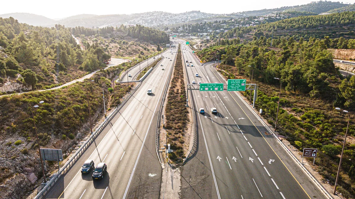 Highway 1 in Israel