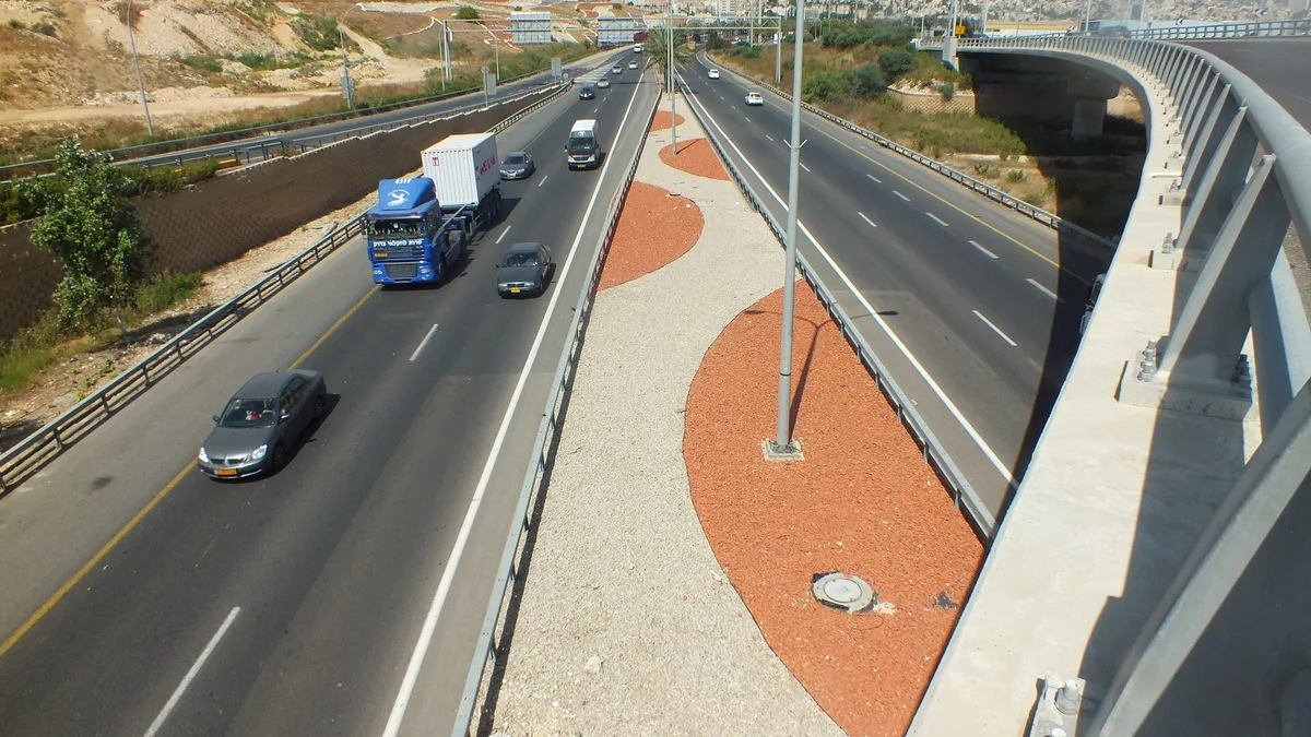 Highway 22 in Israel